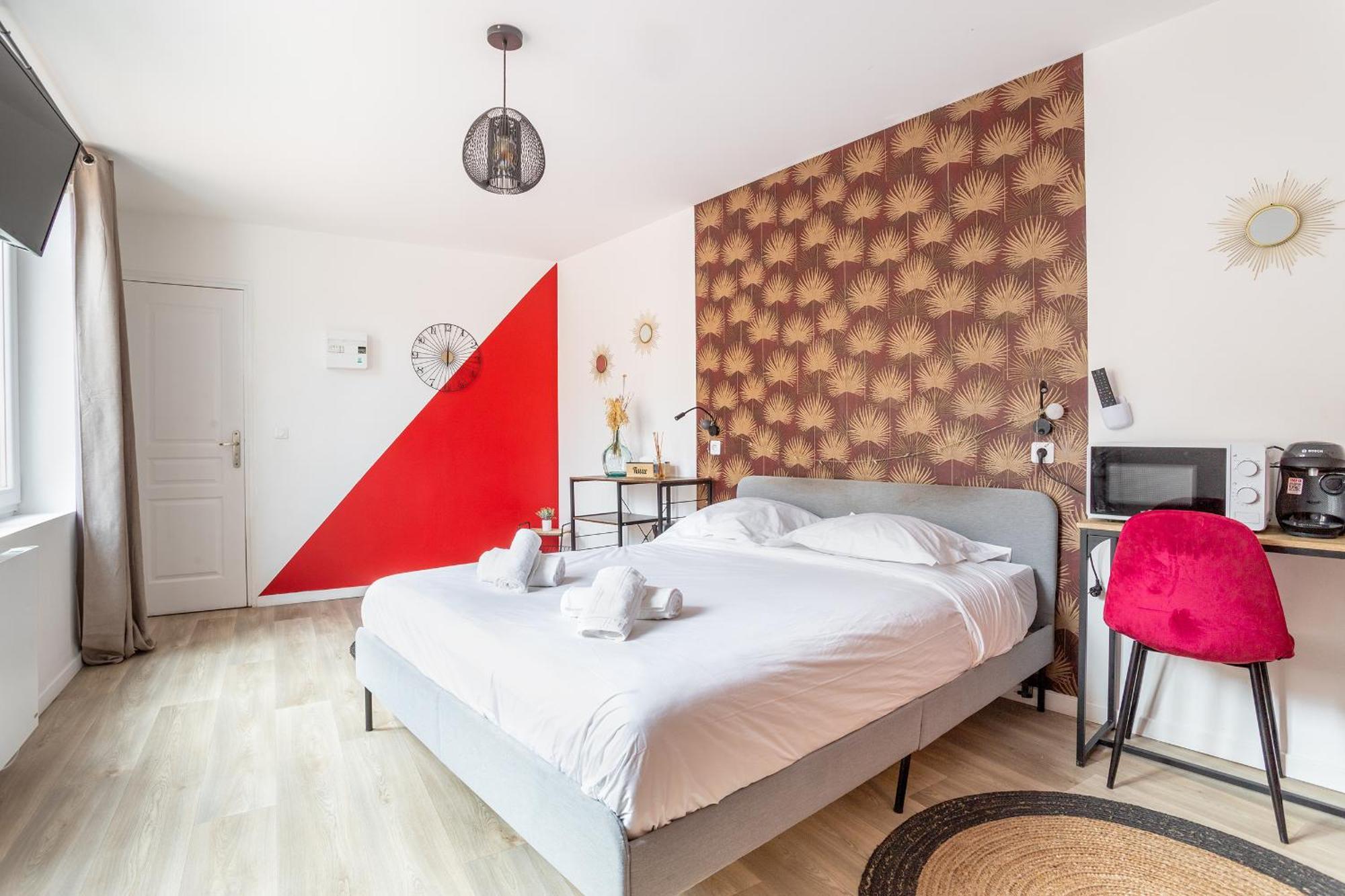 S&K Suite Grande Rue Roubaix - Chambre Spacieuse Et Sdb Privee - Netflix Et Cuisine Exteriör bild